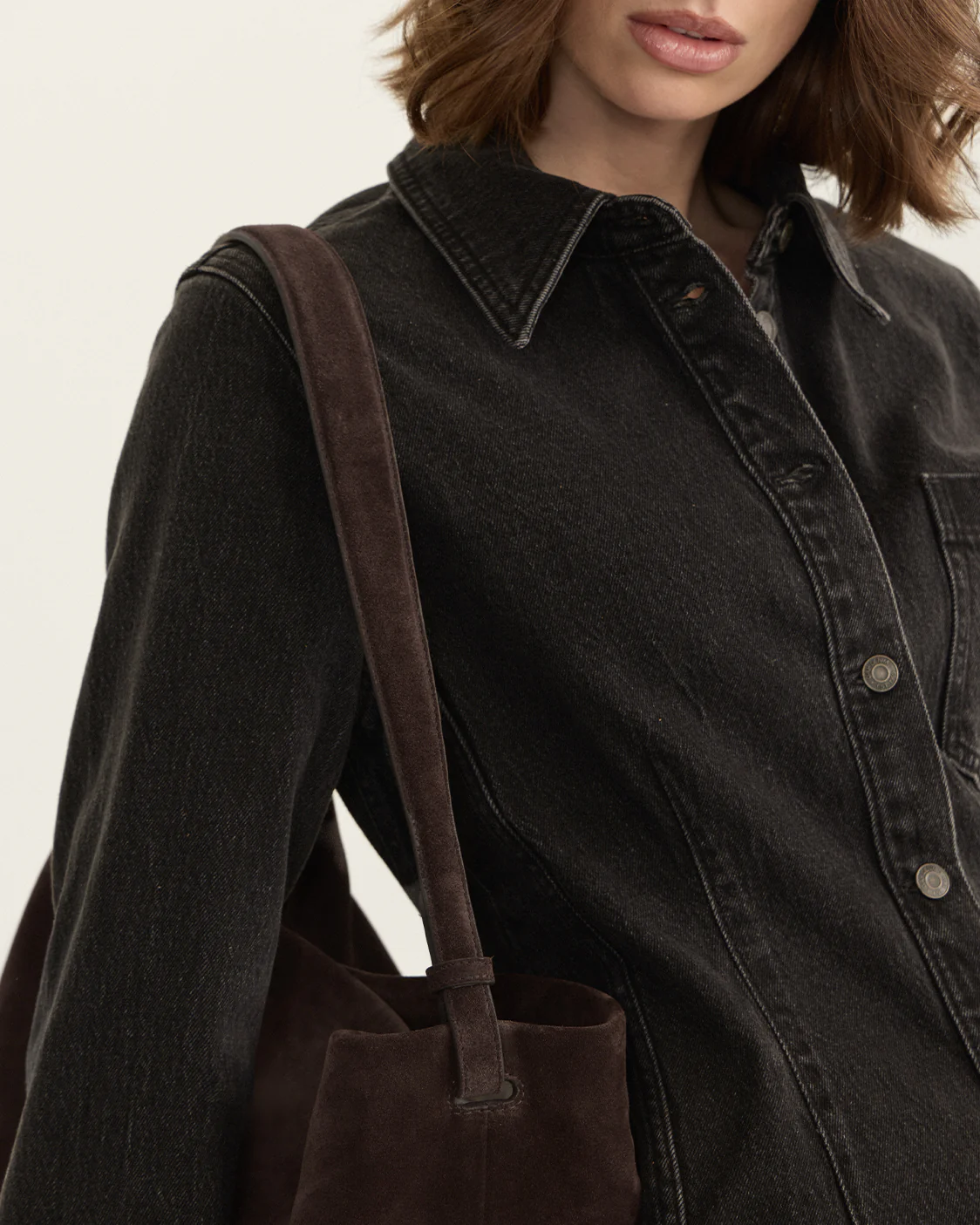 Harlow Broad Strap Suede - Image 10