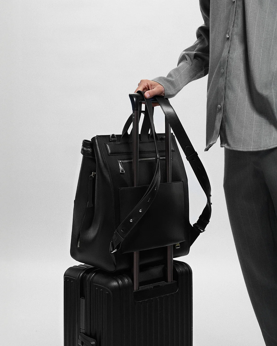 Harper Backpack Leather Full - Image 10