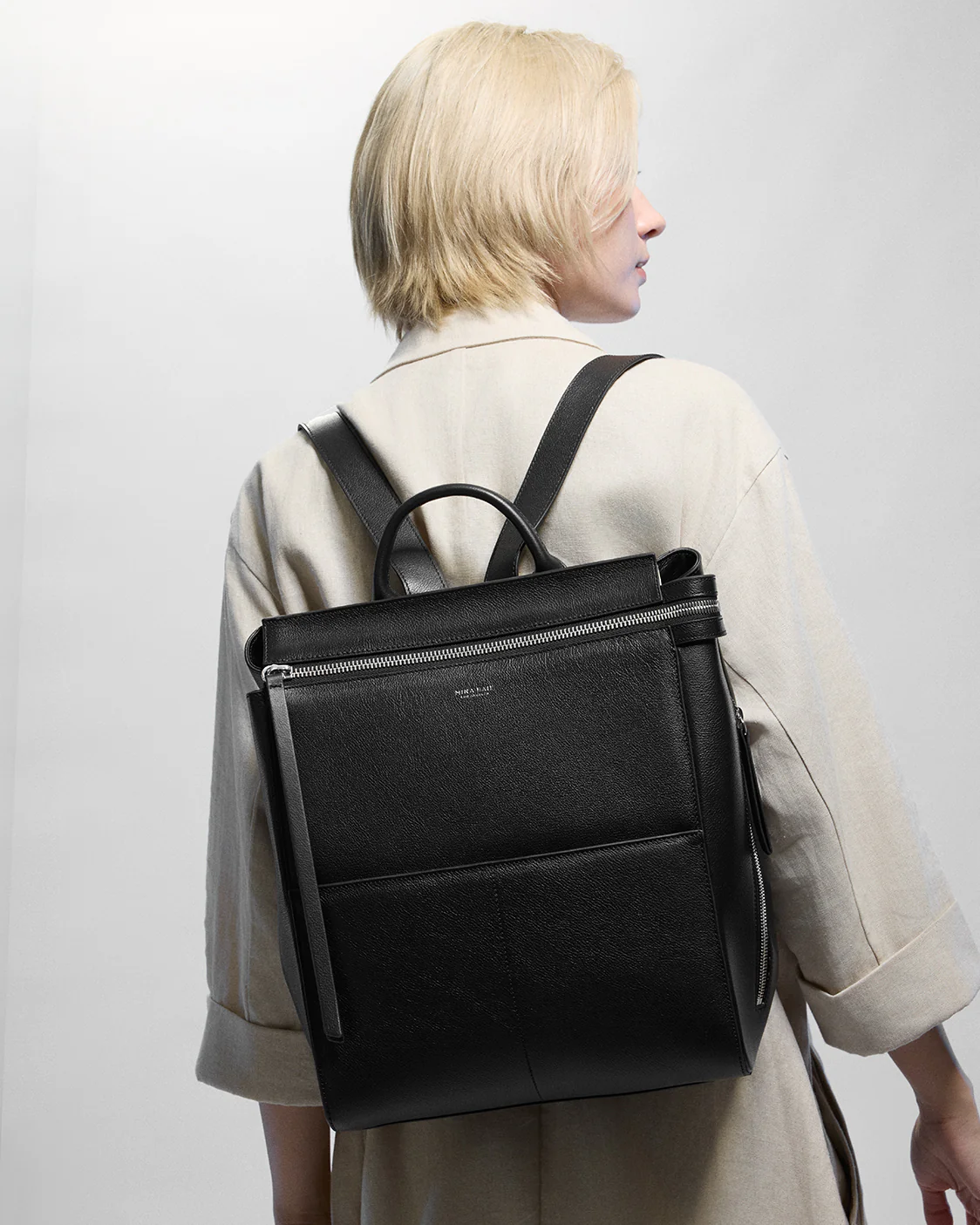 Harper Backpack Leather Midi - Image 10