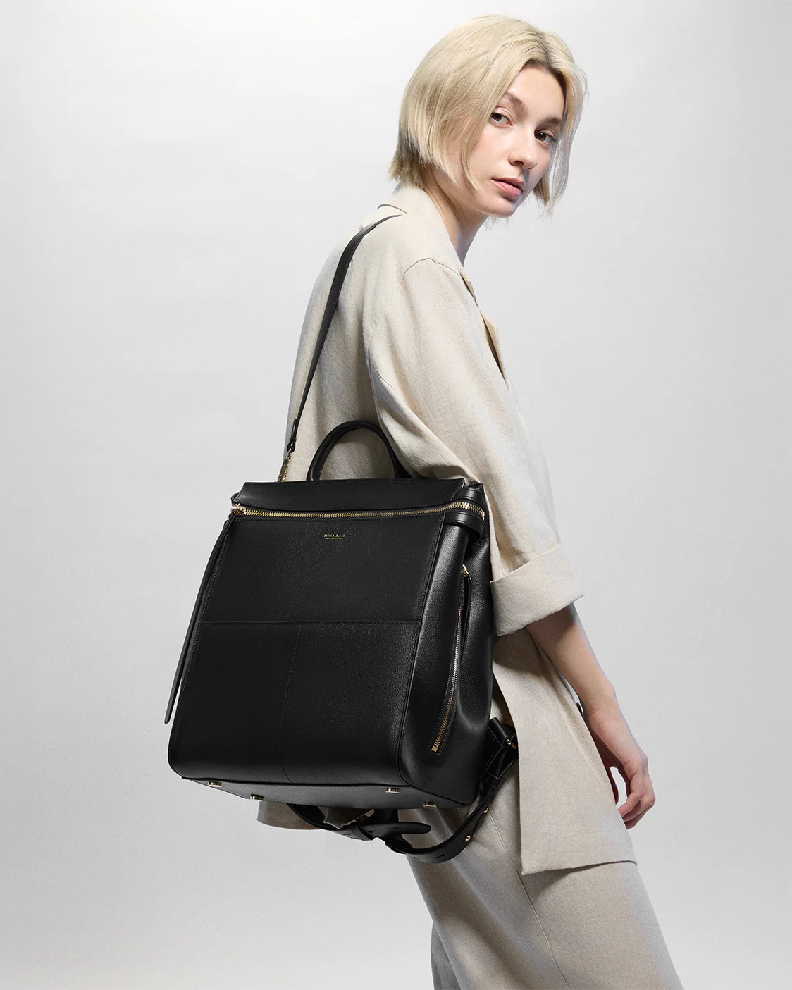 Harper Backpack Leather Midi - Image 16