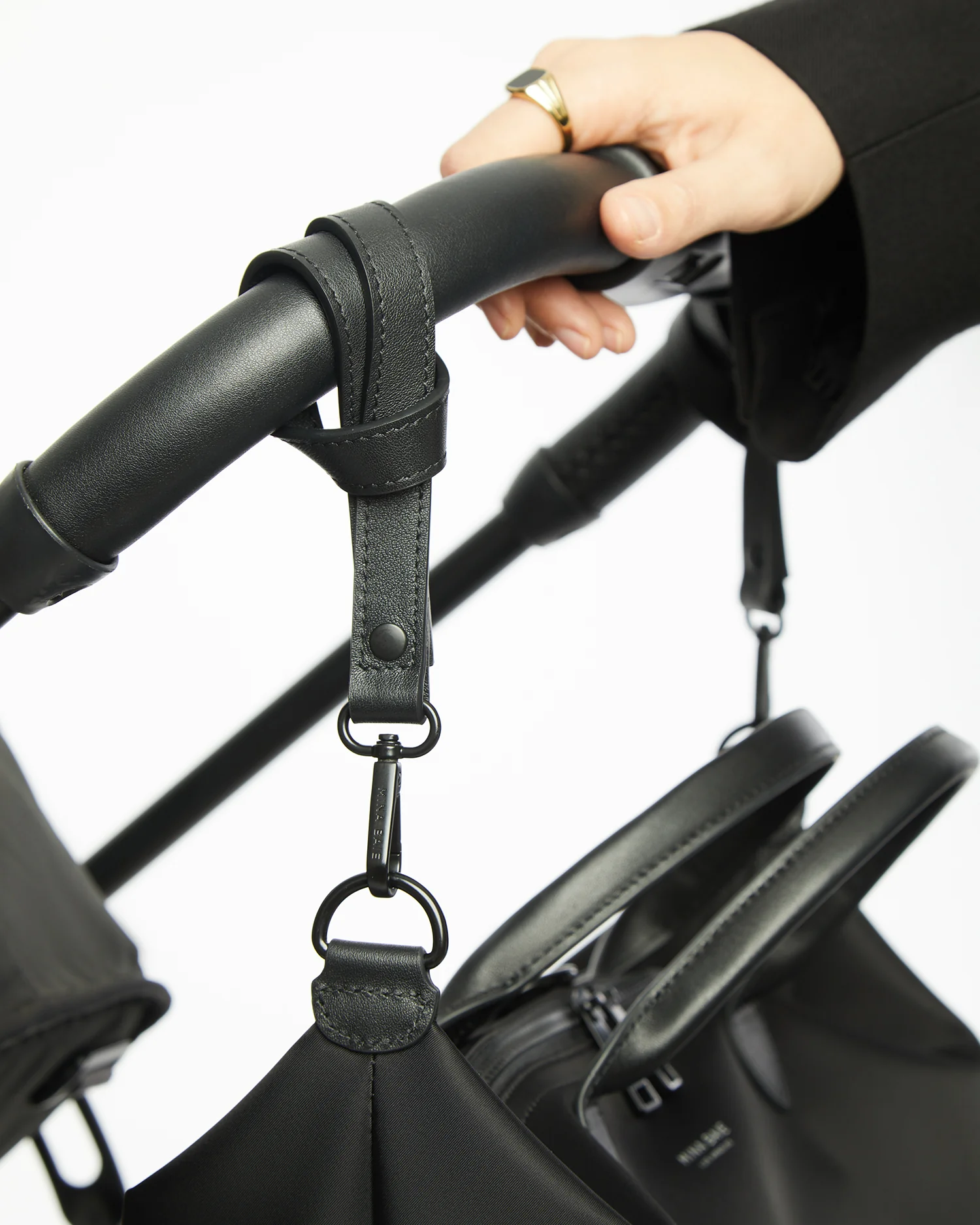 Stroller Hooks Nappa Leather - Image 3