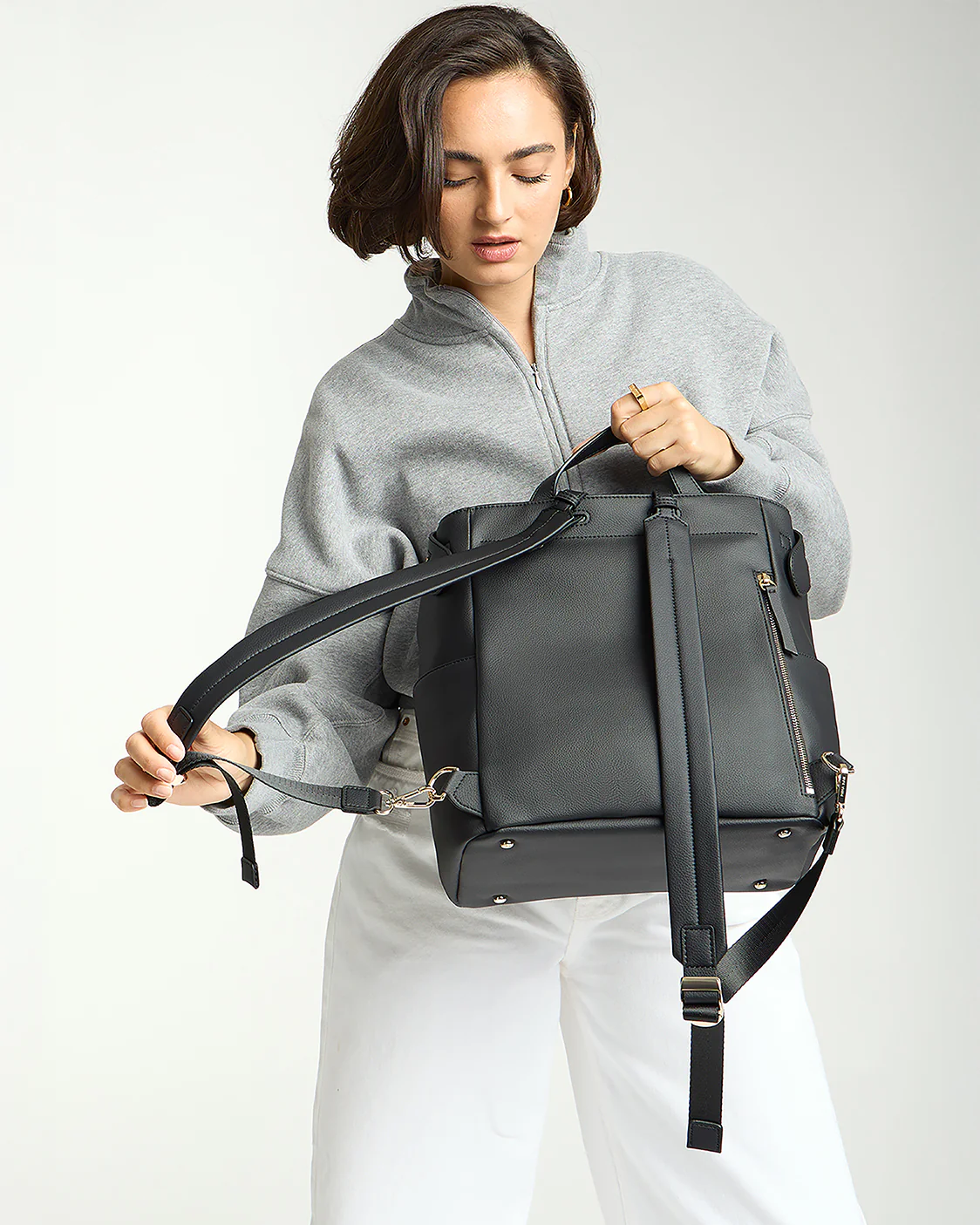 Paisley Padded Backpack Straps Vegan - Image 7